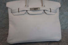 画像をギャラリービューアに読み込む, HERMES/エルメス バーキン35 ヴォースイフト ホワイト □K刻印 ハンドバッグ 700030295