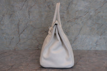 画像をギャラリービューアに読み込む, HERMES/エルメス バーキン35 ヴォースイフト ホワイト □K刻印 ハンドバッグ 700030295