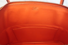 画像をギャラリービューアに読み込む, HERMES/エルメス ボリード27 ヴォーガリバー オレンジ 〇X刻印 ショルダーバッグ 800030091