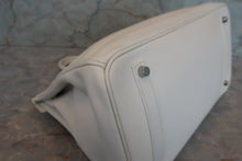 画像をギャラリービューアに読み込む, HERMES/エルメス バーキン35 ヴォースイフト ホワイト □K刻印 ハンドバッグ 700030295