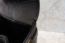 Load image into Gallery viewer, HANEL Matelasse Chain back pack Lambskin Black/Gold hadware Back pack 700090031