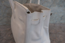 画像をギャラリービューアに読み込む, HERMES/エルメス バーキン35 ヴォースイフト ホワイト □K刻印 ハンドバッグ 700030295