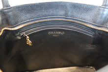 將圖片載入圖庫檢視器 CHANEL/シャネル 復刻トート キャビアスキン ブラック/ゴールド金具 トートバッグ 700090080