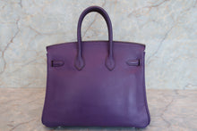 Load image into Gallery viewer, HERMES BIRKIN 25 Swift leather Ultraviolet □N Engraving Hand bag 700040060