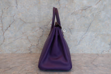 Load image into Gallery viewer, HERMES BIRKIN 25 Swift leather Ultraviolet □N Engraving Hand bag 700040060