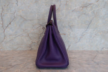 Load image into Gallery viewer, HERMES BIRKIN 25 Swift leather Ultraviolet □N Engraving Hand bag 700040060
