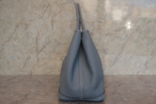 將圖片載入圖庫檢視器 HERMES/エルメス ガーデンパーティPM ネゴンダ ブルーラン □Q刻印 トートバッグ 700120218