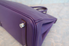 Load image into Gallery viewer, HERMES BIRKIN 25 Swift leather Ultraviolet □N Engraving Hand bag 700040060