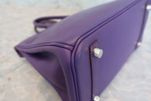 Load image into Gallery viewer, HERMES BIRKIN 25 Swift leather Ultraviolet □N Engraving Hand bag 700040060