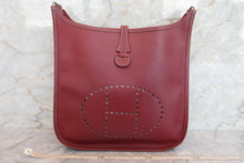 画像をギャラリービューアに読み込む, HERMES/エルメス エブリン1PM ボックスカーフ ルージュアッシュ □D刻印 ショルダーバッグ 700030206