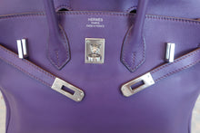 Load image into Gallery viewer, HERMES BIRKIN 25 Swift leather Ultraviolet □N Engraving Hand bag 700040060