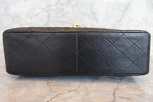 画像をギャラリービューアに読み込む, CHANEL/シャネル 中マトラッセシングルフラップチェーンショルダーバッグ ラムスキン ブラック/ゴールド金具 ショルダーバッグ 700080010