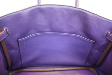 Load image into Gallery viewer, HERMES BIRKIN 25 Swift leather Ultraviolet □N Engraving Hand bag 700040060