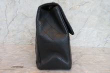 Load image into Gallery viewer, CHANEL Big Matelasse Single flap chain shoulder bag Lambskin Black/Gold hadware Shoulder bag 700080220