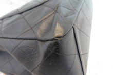 Load image into Gallery viewer, CHANEL Big Matelasse Single flap chain shoulder bag Lambskin Black/Gold hadware Shoulder bag 700080220