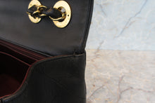 Load image into Gallery viewer, CHANEL Big Matelasse Single flap chain shoulder bag Lambskin Black/Gold hadware Shoulder bag 700080220