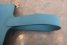 将图片加载到图库查看器,HERMES PICOTIN LOCK PM Clemence leather Blue du nord C刻印 Hand bag 700120243
