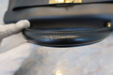 Load image into Gallery viewer, HERMES KELLY 32 Box carf leather Black 〇U Engraving Hand bag 700100066