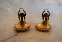 Load image into Gallery viewer, CHANEL CC mark earring Gold plate Gold Earring 500070085