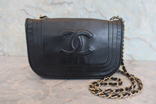画像をギャラリービューアに読み込む, CHANEL/シャネル ココマークチェーンショルダーバッグ ラムスキン ブラック/ゴールド金具 ショルダーバッグ 800060097