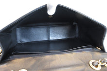 Load image into Gallery viewer, CHANEL Medium Matelasse single flap chain shoulder bag Lambskin Black/Gold hadware Shoulder bag 700080036