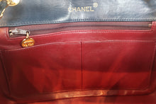 画像をギャラリービューアに読み込む, CHANEL/シャネル マトラッセチェーンショルダーバッグ ラムスキン ネイビー/ゴールド金具 ショルダーバッグ 800010214