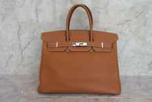將圖片載入圖庫檢視器 HERMES/エルメス バーキン35 トゴ ゴールド □H刻印 ハンドバッグ 700090037