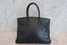將圖片載入圖庫檢視器 HERMES/エルメス バーキン30 トリヨンクレマンス ブラック □J刻印 ハンドバッグ 700090014