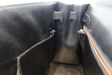 Load image into Gallery viewer, HERMES KELLY 32 Box carf leather Black 〇U Engraving Hand bag 700100066