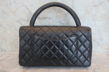 画像をギャラリービューアに読み込む, CHANEL/シャネル マトラッセ親子バッグ(親のみ) ラムスキン ブラック/ゴールド金具 ハンドバッグ 800010229