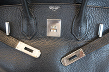 將圖片載入圖庫檢視器 HERMES/エルメス バーキン30 トリヨンクレマンス ブラック □J刻印 ハンドバッグ 700090014