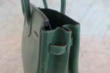 将图片加载到图库查看器,HERMES BIRKIN 30 Ardennes leather Green □B刻印 Hand bag 700090208
