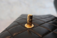 画像をギャラリービューアに読み込む, CHANEL/シャネル マトラッセ親子バッグ(親のみ) ラムスキン ブラック/ゴールド金具 ハンドバッグ 800010229