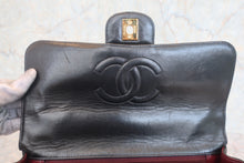 画像をギャラリービューアに読み込む, CHANEL/シャネル マトラッセ親子バッグ(親のみ) ラムスキン ブラック/ゴールド金具 ハンドバッグ 800010229