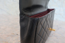 画像をギャラリービューアに読み込む, CHANEL/シャネル マトラッセ親子バッグ(親のみ) ラムスキン ブラック/ゴールド金具 ハンドバッグ 800010229