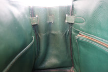 将图片加载到图库查看器,HERMES BIRKIN 30 Ardennes leather Green □B刻印 Hand bag 700090208