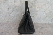 Load image into Gallery viewer, HERMES BIRKIN 30 Clemence leather Black □N Engraving Hand bag 700070135