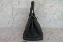 Load image into Gallery viewer, HERMES BIRKIN 30 Clemence leather Black □N Engraving Hand bag 700070135