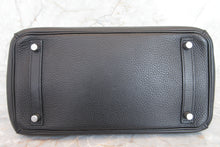 Load image into Gallery viewer, HERMES BIRKIN 30 Clemence leather Black □N Engraving Hand bag 700070135