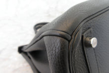 Load image into Gallery viewer, HERMES BIRKIN 30 Clemence leather Black □N Engraving Hand bag 700070135