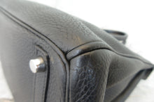Load image into Gallery viewer, HERMES BIRKIN 30 Clemence leather Black □N Engraving Hand bag 700070135