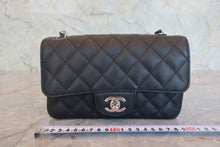 画像をギャラリービューアに読み込む, CHANEL/シャネル ミニマトラッセシングルフラップチェーンショルダーバッグ キャビアスキン ブラック/シルバー金具 ショルダーバッグ 800040039