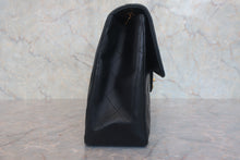 画像をギャラリービューアに読み込む, CHANEL/シャネル デカマトラッセシングルフラップチェーンショルダーバッグ ラムスキン ブラック/ゴールド金具 ショルダーバッグ 800020060