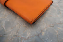 Load image into Gallery viewer, HERMES  Bearn Dupri Epsom leather Orange □I Engraving Wallet 700050244