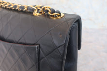 画像をギャラリービューアに読み込む, CHANEL/シャネル デカマトラッセシングルフラップチェーンショルダーバッグ ラムスキン ブラック/ゴールド金具 ショルダーバッグ 800020060