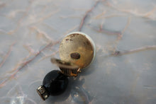 Load image into Gallery viewer, CHANEL CC mark Pearl earring Gold plate Gold/White/Black Earring 700020118