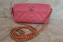 Load image into Gallery viewer, CHANEL CC mark chain wallet Lambskin Pink/Gold hadware Shoulder bag 700030235