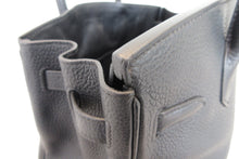 Load image into Gallery viewer, HERMES BIRKIN 30 Clemence leather Black □N Engraving Hand bag 700070135