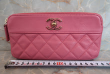 Load image into Gallery viewer, CHANEL CC mark chain wallet Lambskin Pink/Gold hadware Shoulder bag 700030235