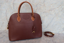 画像をギャラリービューアに読み込む, HERMES/エルメス ボリード35 クシュベル ブラウン/ゴールド 〇X刻印 ショルダーバッグ 700110095